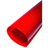Polyvinylchlorid-Streifen weich rot-transparent